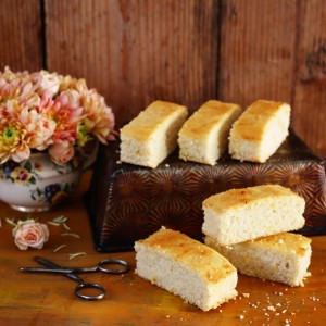 Blondie cu ciocolata alba si portocala (350gr)